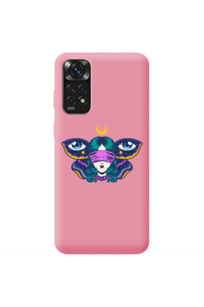 Other Xiaomi Redmi Note 11 4G Eye in my ear Pink Colored Silicone TPU Θήκη