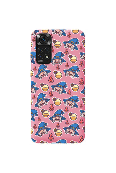 Other Xiaomi Redmi Note 11 4G Sweet Witch Pink Colored Silicone TPU Θήκη