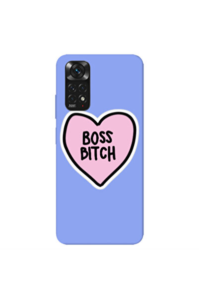 Other Xiaomi Redmi Note 11 4G Boss Bitch Light Purple Colored Silicone TPU Θήκη