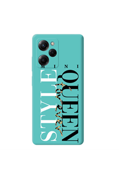 Other Xiaomi Poco X5 Pro Mini Quen Forever Turquoise Colored Silicone TPU Θήκη