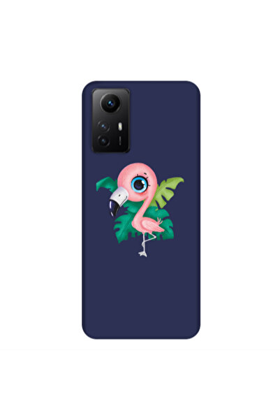 Other Xiaomi Redmi Note 12s Swan Dark blue Colored Silicone TPU Θήκη