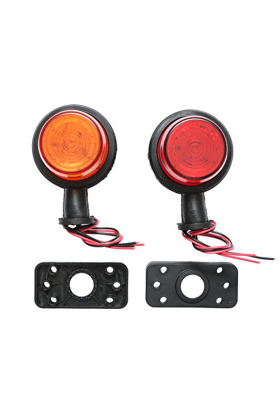 Breckner Germany Lampa laterala gabarit rotativa LED 12-24V galben-rosu FR0237