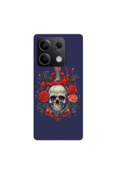 Other Xiaomi Redmi Note 13 5G Flower head Dark blue Colored Silicone TPU Θήκη