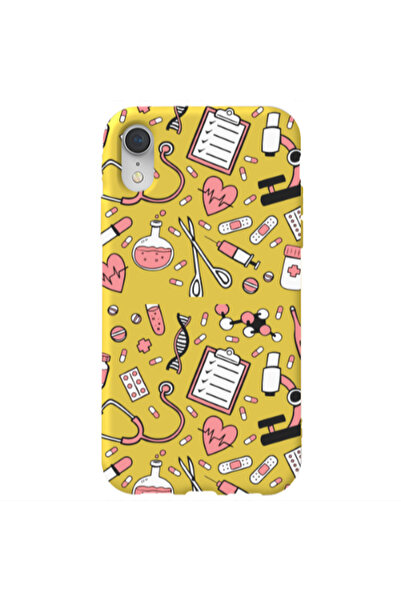 Other Apple iPhone Xr Laboratory Yellow Colored Silicone TPU Θήκη