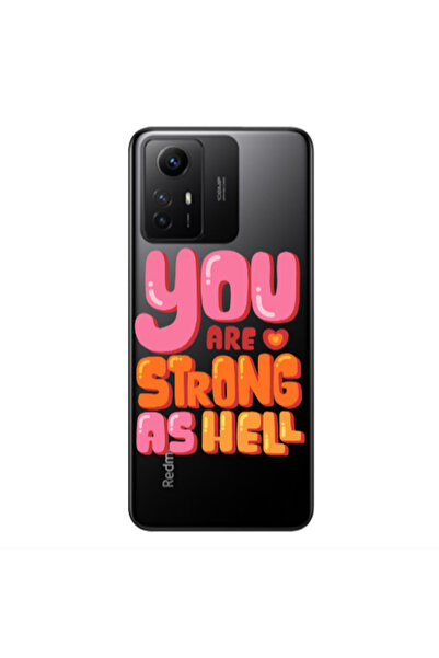 Other Xiaomi Redmi Note 12s You are Love Strong Transparent Silicone TPU Θήκη