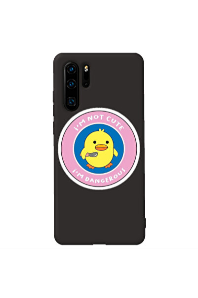 Other Huawei P30 Pro I m dangerus Black Colored Silicone TPU Θήκη