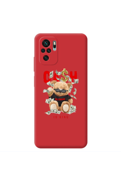 Other Xiaomi Redmi Note 10S Cash is king Red Colored Silicone TPU Θήκη
