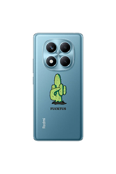 Other Xiaomi Redmi Note 14 Pro Green Cactus Transparent Silicone TPU Θήκη