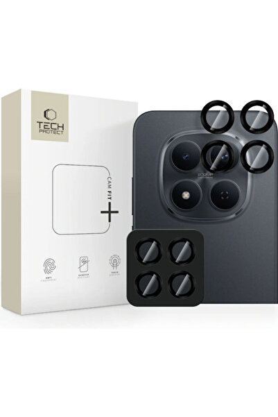 Tech-Protect Camring Fit+ Προστασία Κάμερας από Σκληρυμένο Γυαλί Μαύρο για το...