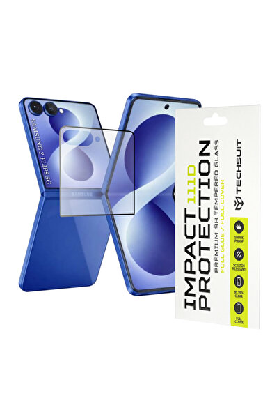 Techsuit Външен протектор за екран за Samsung Galaxy Z Flip8 F776, Закалено с...
