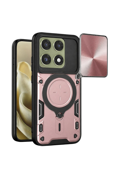 Techsuit Husa pentru Motorola Edge 70 Pro, Techsuit, CamGuard Pro, Roz Aurie