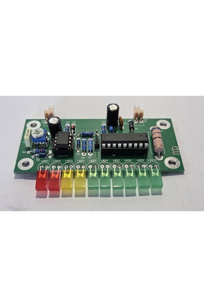 Cerc de electronica Μονάδα μετρητή VU ήχου με LM3915 – 10 LED