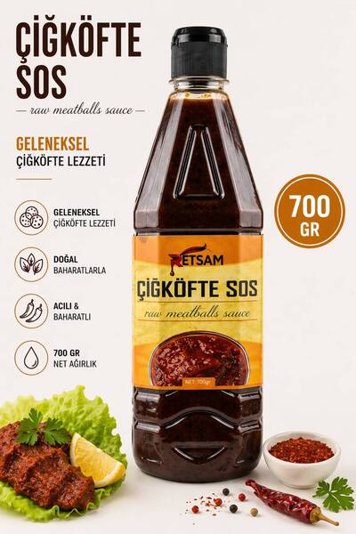 retsam sos 1 ADET ÇİĞKÖFTE SOS 700 GR