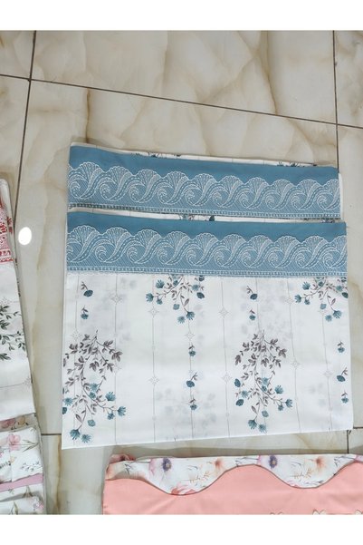 FLAMEL Double Pillowcase Set |   100% Cotton Fabric |   2 Pillowcases |   Dowry Box and Daily Use
