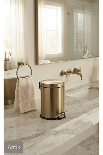 titanium design Mutfak /Banyo Pedallı Çöp Kovası 5 lt