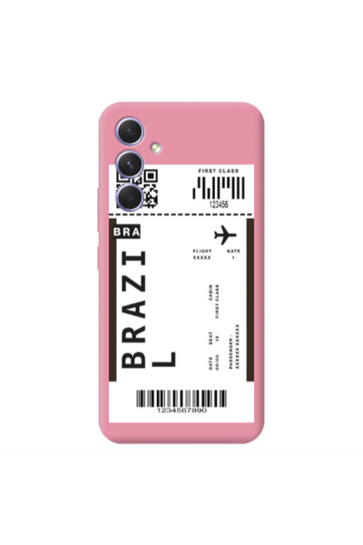 Other Samsung A54 Brazil BRA Pink Colored Silicone TPU Θήκη
