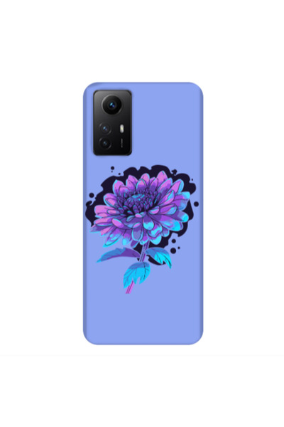 Other Xiaomi Redmi Note 12s Witch flower Light Purple Colored Silicone TPU Θήκη