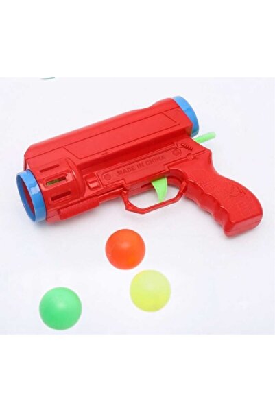 Toy Ball Shooter Gun with Bouncy Balls (Dual Barrel Blaster) 12 piece