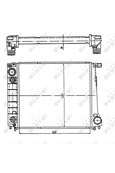 NRF Radiator Racire Motor BMW 3