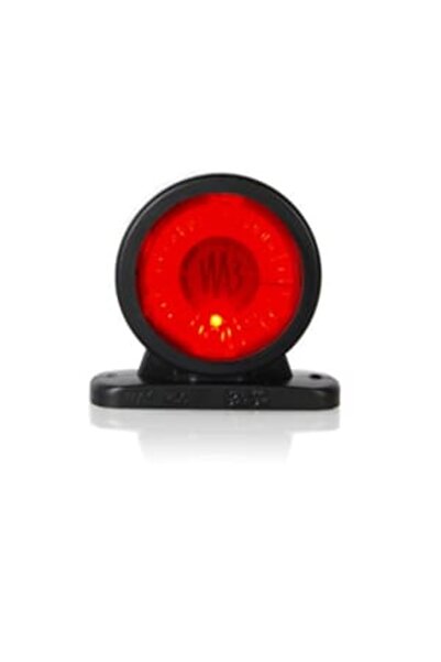 WAS Lampa Gabarit Dreapta/Stanga Forma: Rotund Alb/Rosu Led 12/24v