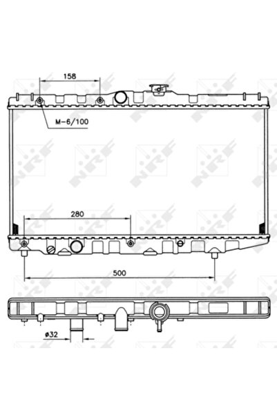 NRF Radiator Racire Motor TOYOTA CARINA 5/COROLLA