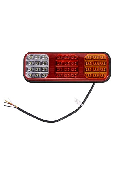 COBON Lampa Spate (10/30v Portocaliu/Rosu/Transparent cu Semnalizare Lampa Me...