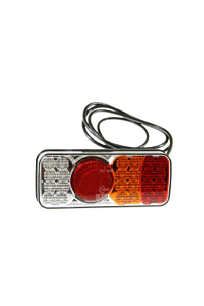 WAS Lampa Spate Dreapta (12/24v Rosu cu Iluminare Numar de Inmatriculare
