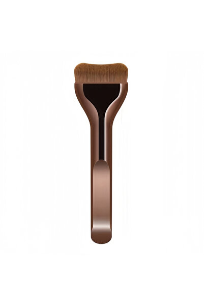 Choice Chocolate Professiona Makeup Brush, Curved Soft Bristle Foundation Bru...