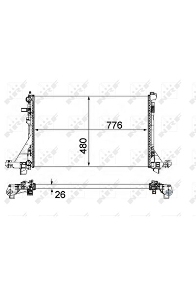 NRF Radiator Racire Motor NISSAN NV400 OPEL MOVANO B RENAULT MASTER 3 VAUXHAL...
