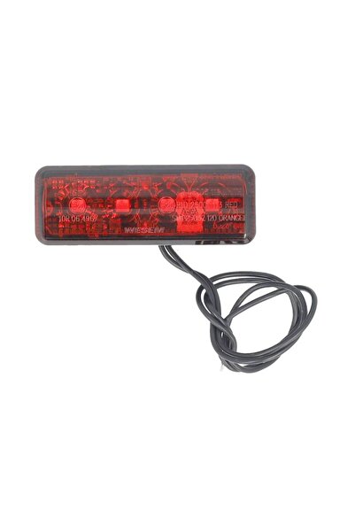 WESEM Lampa Gabarit Dreapta/Stanga Forma: Dreptunghiular Rosu Led Inaltime 26...