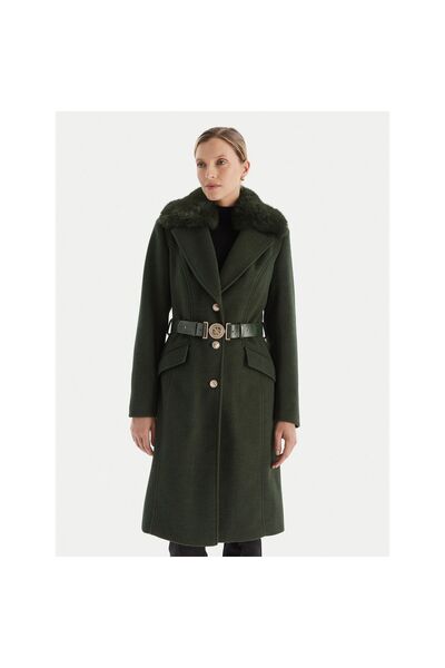 Guess Palton de tranziție pentru femei W5BL25W2672 Verde