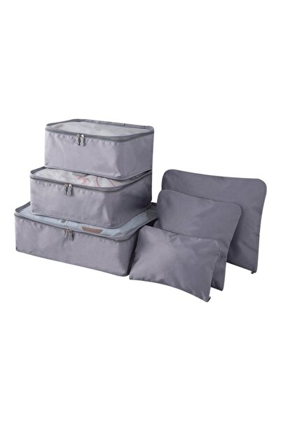 Generic 6Pcs Set Travel Luggage Organizer Packing Cubes Set Storage Bag Water...
