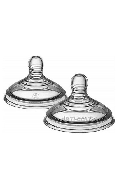 tommee tippee Προηγμένες Αντικοιλικές Θηλές Σιλικόνης Γρήγορης Ροής, Μεγάλη Ρ...