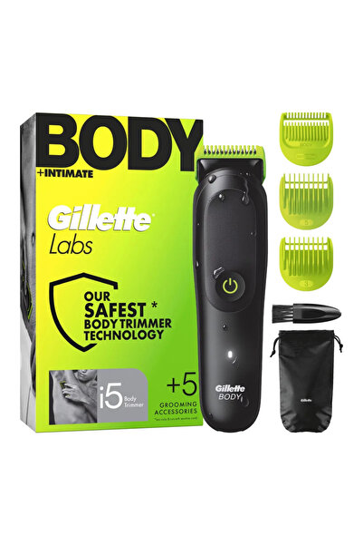 Gillette Aparat de ras fără fir cu accesorii, Labs, i5, negru