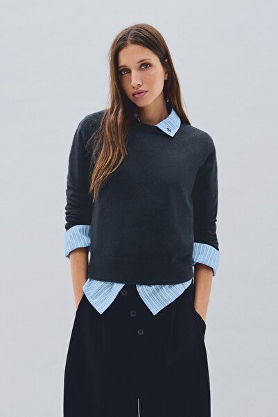 Bershka Bisiklet yaka kazak