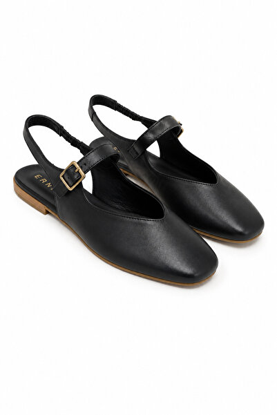 ERNİLA Jane Genuine Leather Women's Flats