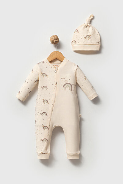 Bubbles CUTE TURTLE 100% ORGANIC COTTON WAFFLE FABRIC BABY ZIPPERED JUMPSUIT
