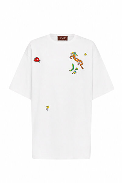 Oversize Cut Short Sleeve Printed T-shirt