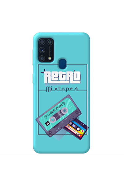 Other Samsung M31 Mixtapes Turquoise Colored Silicone TPU Θήκη