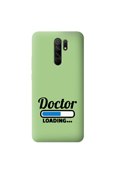 Other Xiaomi Redmi 9 Doctor Loading Light Green Colored Silicone TPU Θήκη
