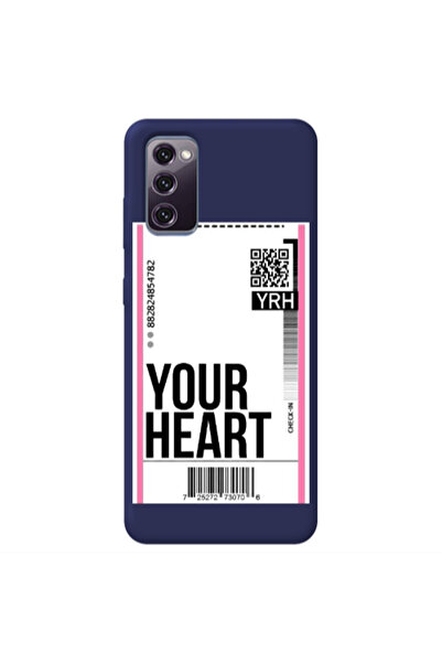 Other Samsung S20 FE Your Heart YRH Dark blue Colored Silicone TPU Θήκη
