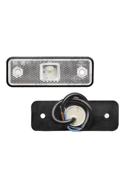RapidAuto Lampa gabarit auto 12/24V dreptunghiulara alba cu leduri, 98x31x18m...