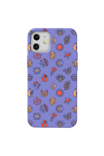 Other Apple iPhone 12 Magic potion Purple Colored Silicone TPU Θήκη