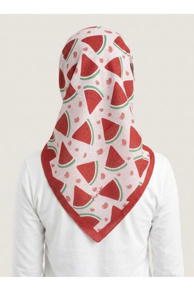 PEMİRA ÇOCUK BAŞÖRTÜSÜ DESENLİ EŞARP BANDANA