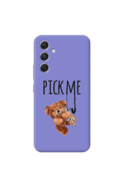 Other Samsung A56 Pick me Purple Colored Silicone TPU Θήκη