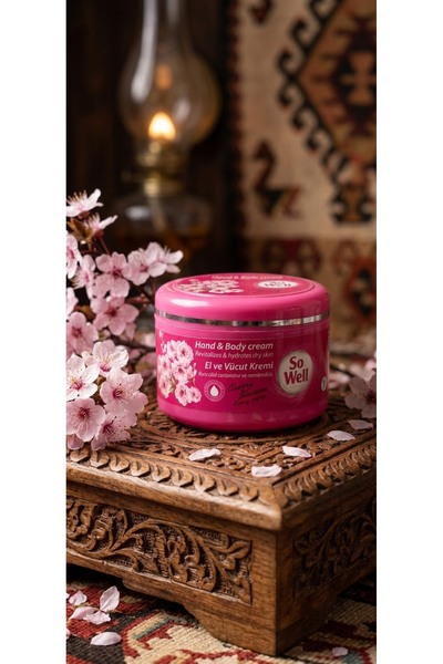 bitki diyarı Hand and Body Care Cream with Cherry Blossom Extract 250ml