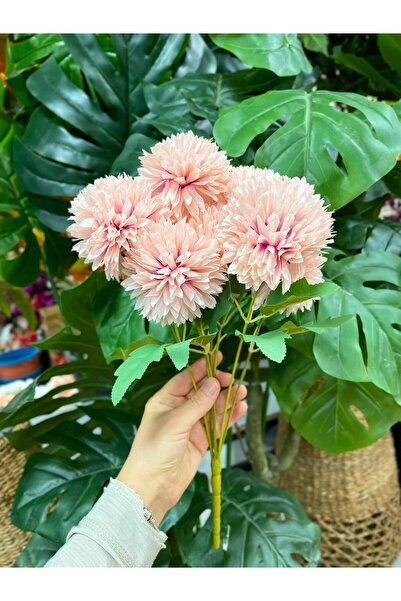 KOZALILAR Doğal Görünümlü 7 Dallı Yapay Top Kasımpatı Natural