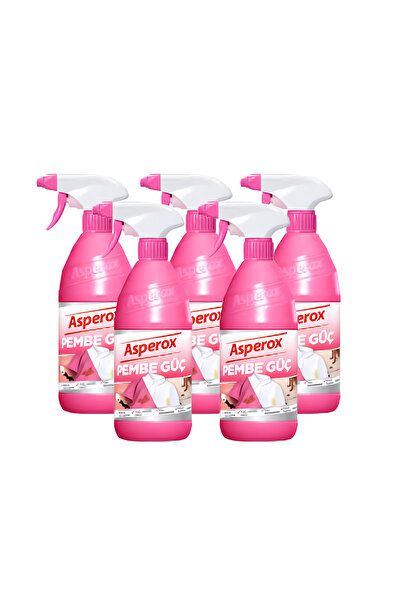 ASPEROX 650 ml Pembe Güç Leke Çıkarıcı Sprey Konsantre Formül ile Etkili Temi...