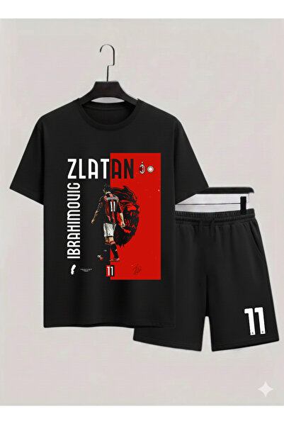 MAGORS Zlatan Ibrahimovic Printed 100% Cotton Crewneck Children's T-Shirt-Sho...