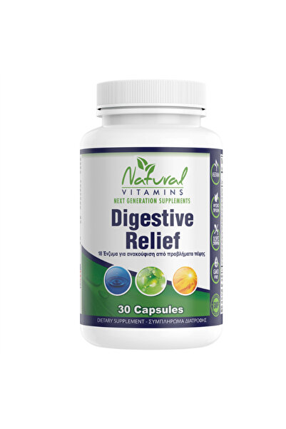 NATURAL VITAMINS Πεπτική Ανακούφιση 30 Κάψουλες